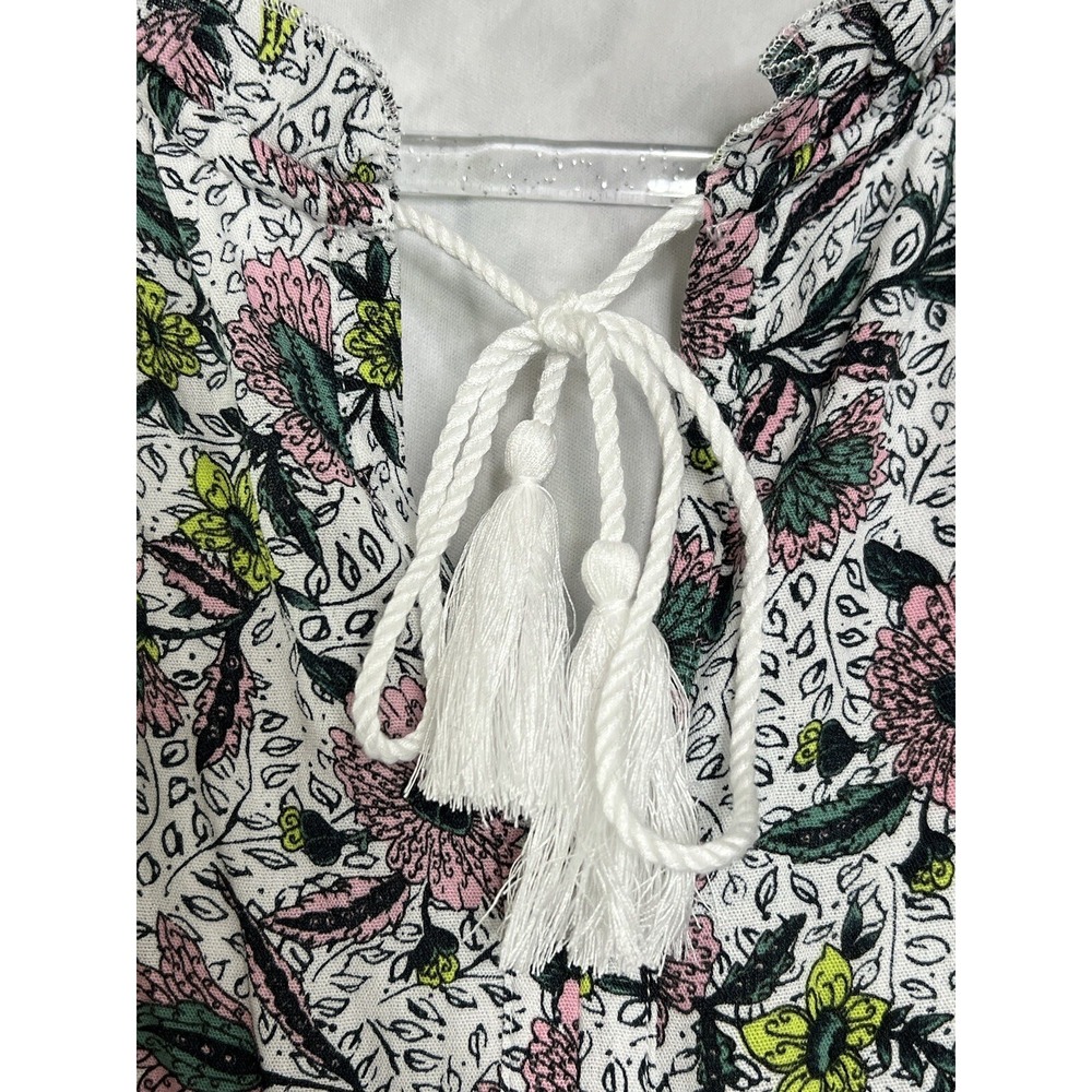 Torrid Dress Women Plus Size 2 Midi Wash Gauze Tiered Floral Multicolor 40261097 - Picture 10 of 16